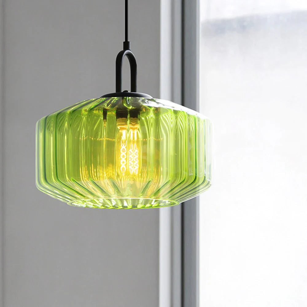 Hanglamp Geblazen Glas Gestreept Vintage Minimalistisch LED Eetkamer Woonkamer Slaapkamer | Restfield